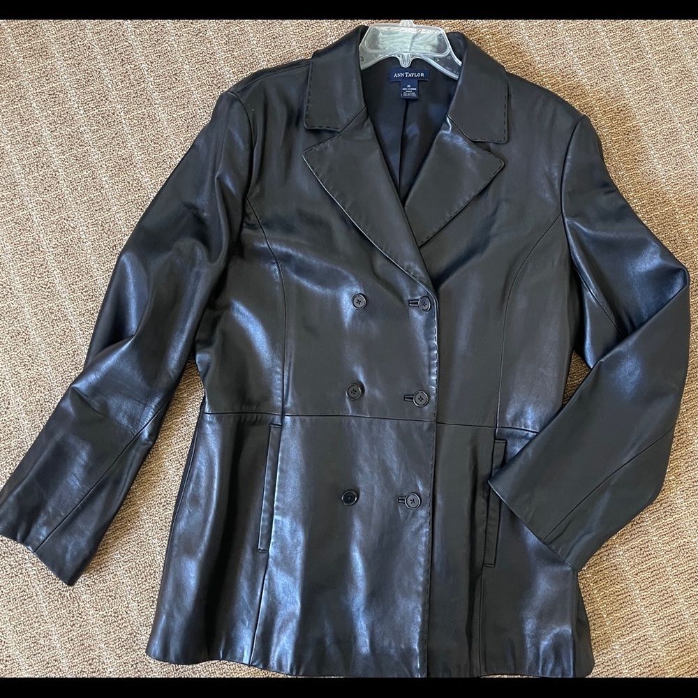 Ann Taylor Leather Jacket - Worn Twice